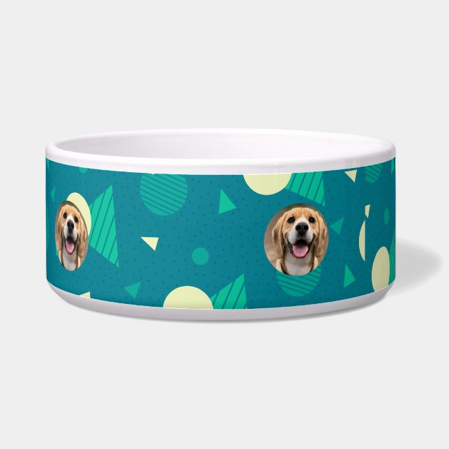 Tigela Pet de Pai Personalizado de Nome Personalizado Úni (Direita)