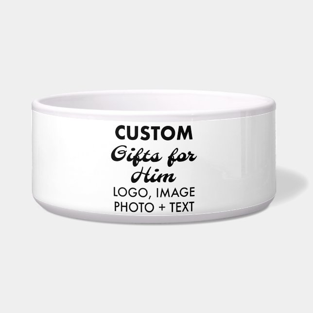 Tigela Pet Dog Bowl 7" personalizado (Frente)