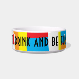 Tigela Pet DOG Medium Bowl "Come Bebida e seja Furry!"