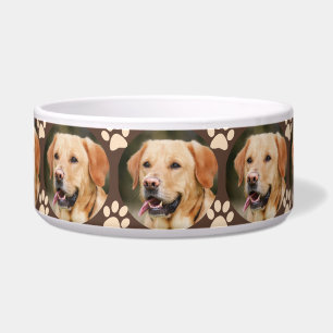 Tigela Pet Photo Pattern Dog Personalizado