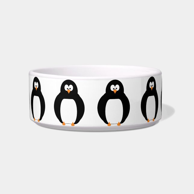 Tigela Pinguim Pet Bowl (Frente)