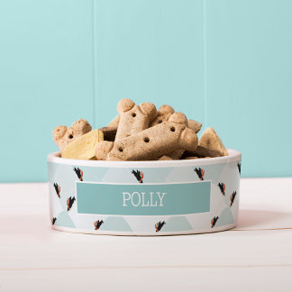 Tigela Pinguins reproduzíveis deslizando no padrão da nev