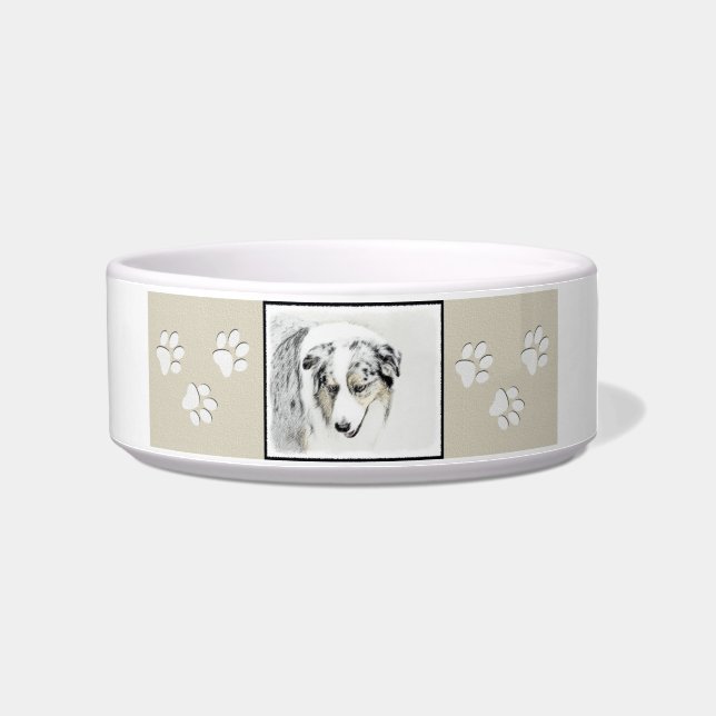 Tigela Pintura Australiana de Pastor - Arte Original de C (Direita)