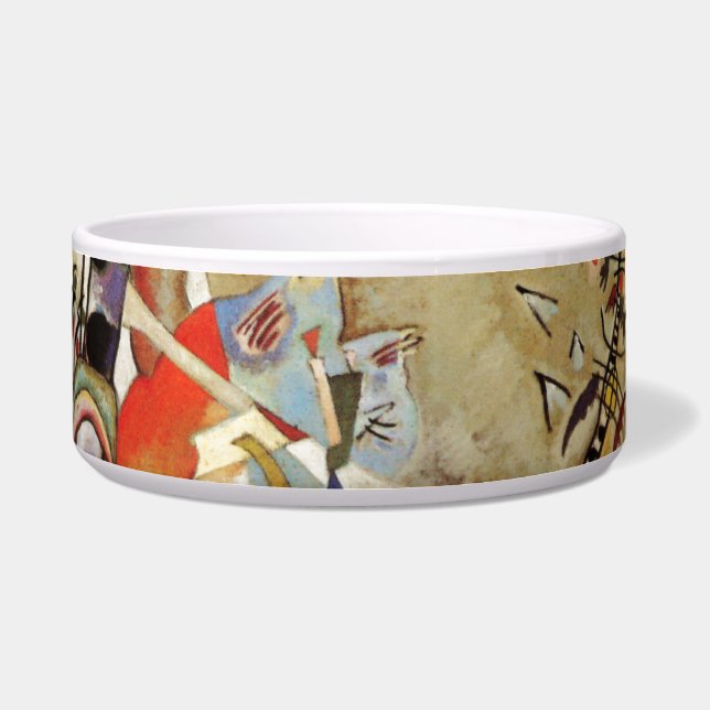 Tigela Pintura de composição de Abstrato de Kandinsky (Frente)