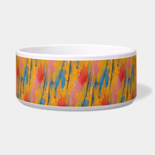Tigela Pintura de cores primárias