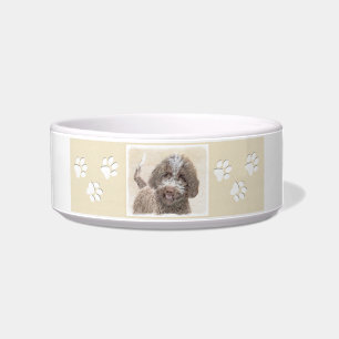 Tigela Pintura De Lagotto Romagnolo - Arte De Cão Origin