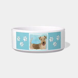 Tigela Pintura de Lakeland Terrier - Arte de Cachorro Ori
