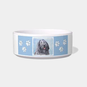 Tigela Pintura de Sheepdog Bergamasco - Cachorro Original