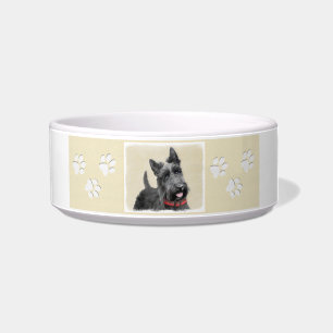 Tigela Pintura de Terrier escocês - Arte de cachorro ori