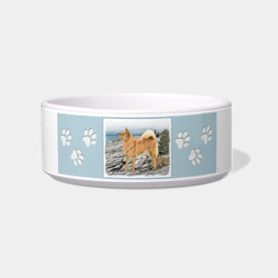 Tigela Pintura em Seashore - Arte Canina