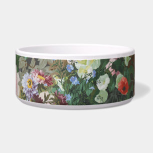 Tigela Pintura floral de flores coloridas vintage bonitas