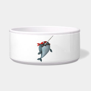 Tigela Pirata bonito Narwhal
