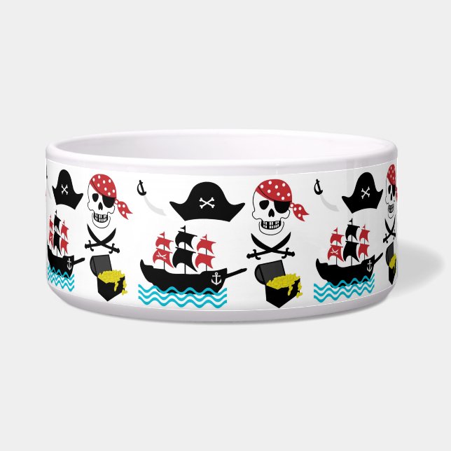 Tigela Pirates Pet Bowl (Frente)