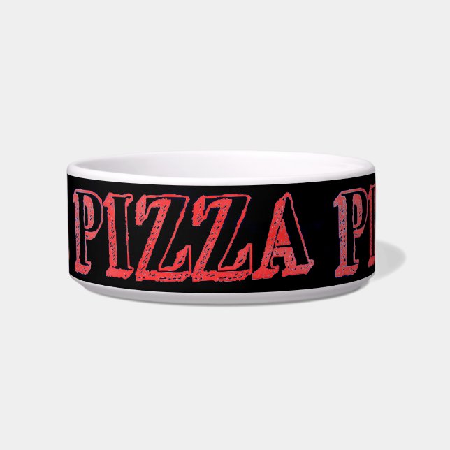 Tigela Pizza Pet Bowl (Frente)