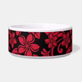 TIGELA PLUMERIA DA ILHA (PRETO/VERMELHO)