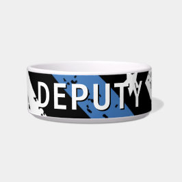 Tigela Policial Thin Blue Line - Oficial Americano