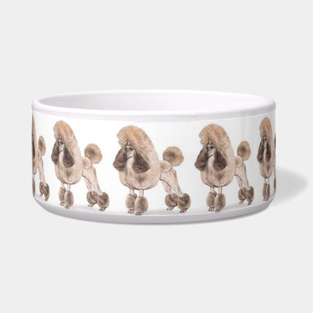 Tigela Poodle - Mostrar Casaco (Frente)