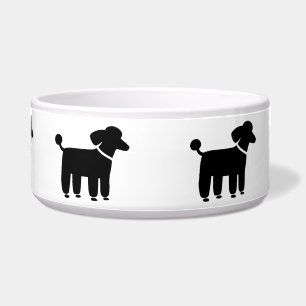 Tigela Poodles Pretos
