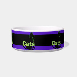 Tigela Pop art moderno CricketDiane do gatinho do gato do