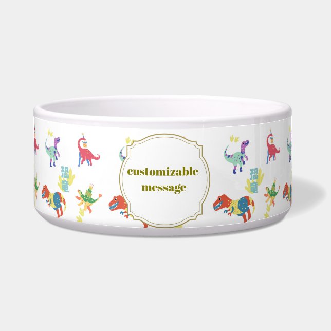 Tigela Pop Kanji Dinosaur (Frente)