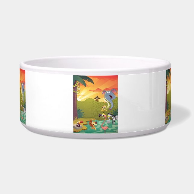 Tigela Pôr-do-sol no furo de água (Frente)