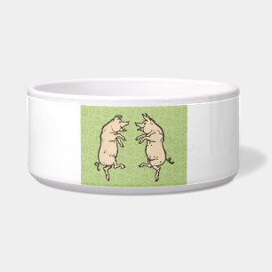 Tigela Porcos Antigos para Dançar: Whimsical Vintage Pigg