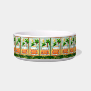Tigela Poster: Viagem da California Pet Bowl 