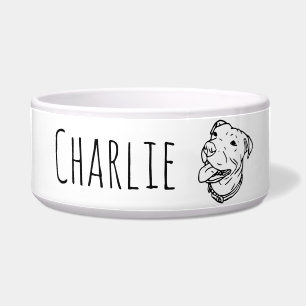 Tigela Prato personalizado do alimento para cães ou da