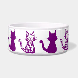 Tigela Prato Roxo Padrão Pet Bowl Grande
