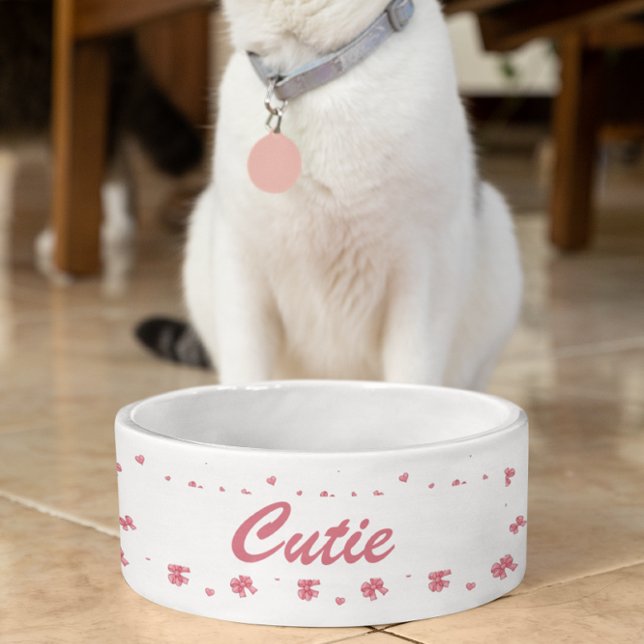 Tigela Presente Personalizado de Pet Bowl de Gato de Cão  (Criador carregado)