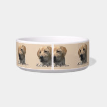 Presentes de Arte do Retriever Labrador Amarelo