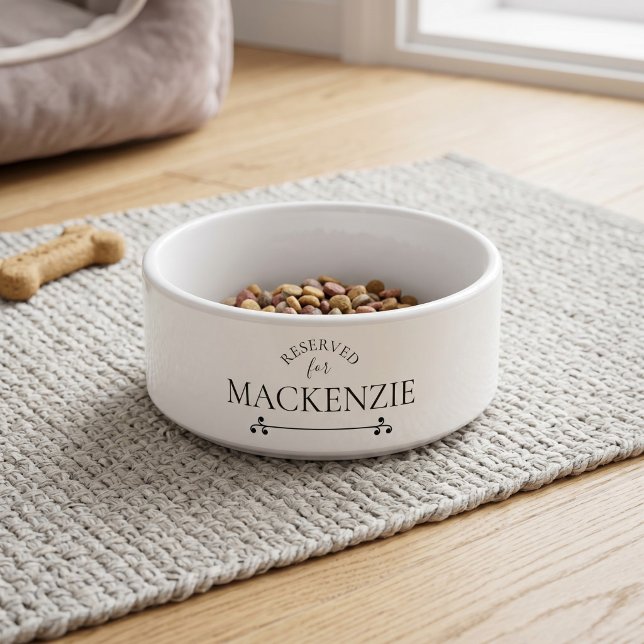 Tigela Presentes Personalizados de Cachorro e Gato com No (Personalized Name Dog and Cat Gifts Bowl by Ricaso. Pampered pet gift ideas. Add their name)