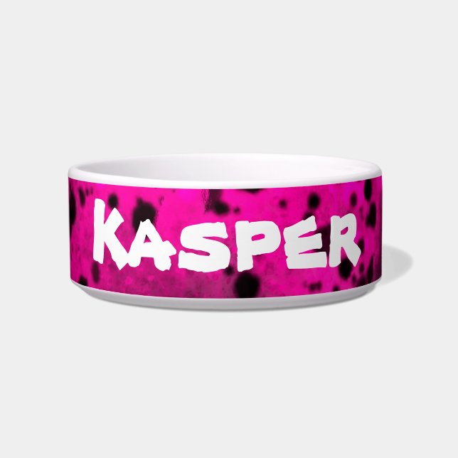 Tigela Pulverizador de Tinta de Spray Efeito de Pet Bowl  (Frente)