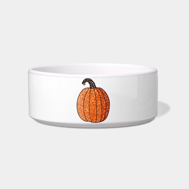 Tigela Pumpkin com brilho (Frente)