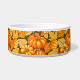 Tigela Pumpkins Patterno do Halloween em Fall Season