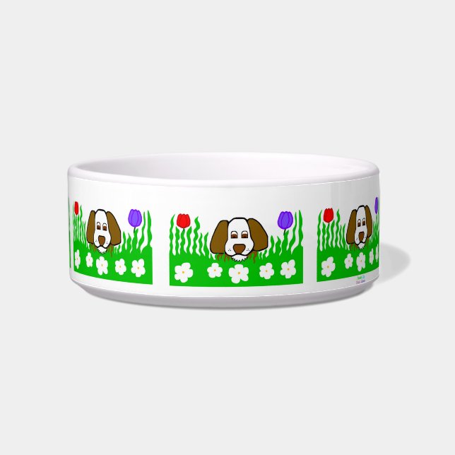Tigela Pup N Play Cerâmica Pet Bowl (Direita)