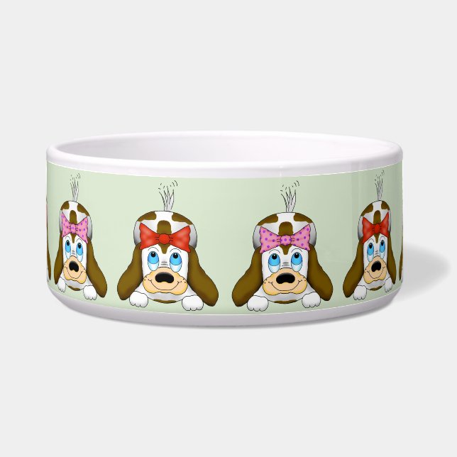 Tigela Puppies Bonitos Pet Bowl (Frente)