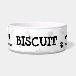 Tigela Puppy Modern Dog Bowl Personalizado