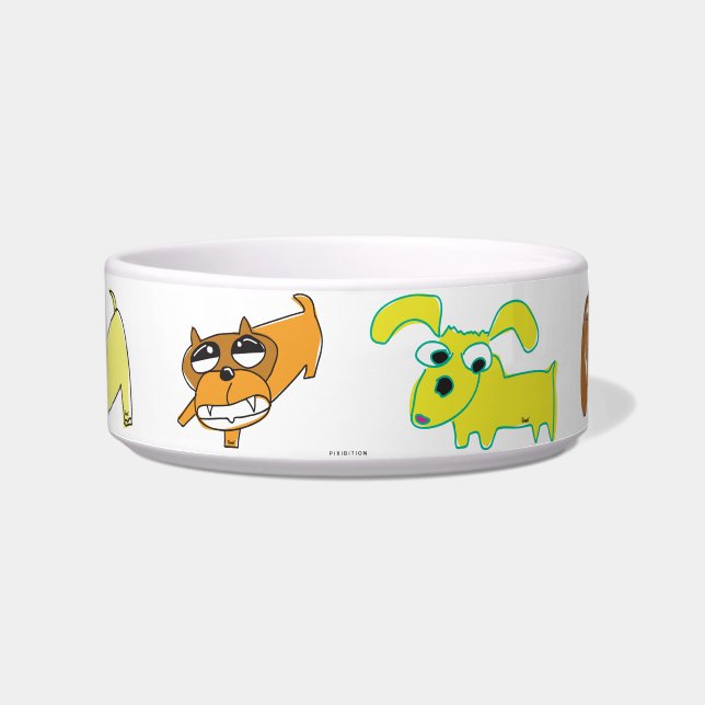 Tigela Puppy Yellow Pet Bowl (Frente)