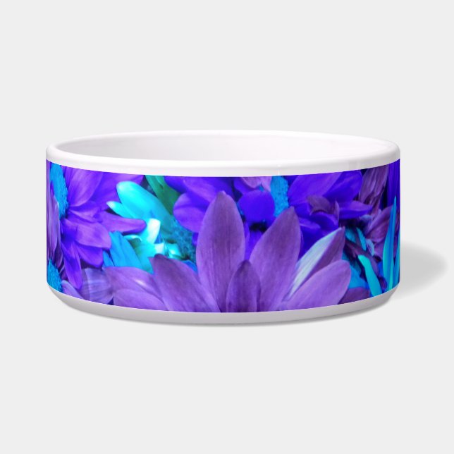 Tigela Purple N Turquoise Daisie (Pet) Bowl (Direita)