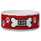 Tigela Pw Imprime Pet Bowl Personalizado Vermelho (Frente)