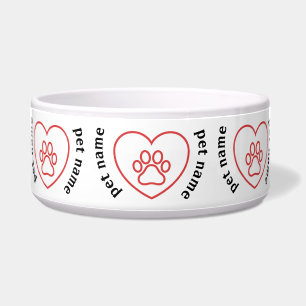 Tigela Pw Love Dog Bowl