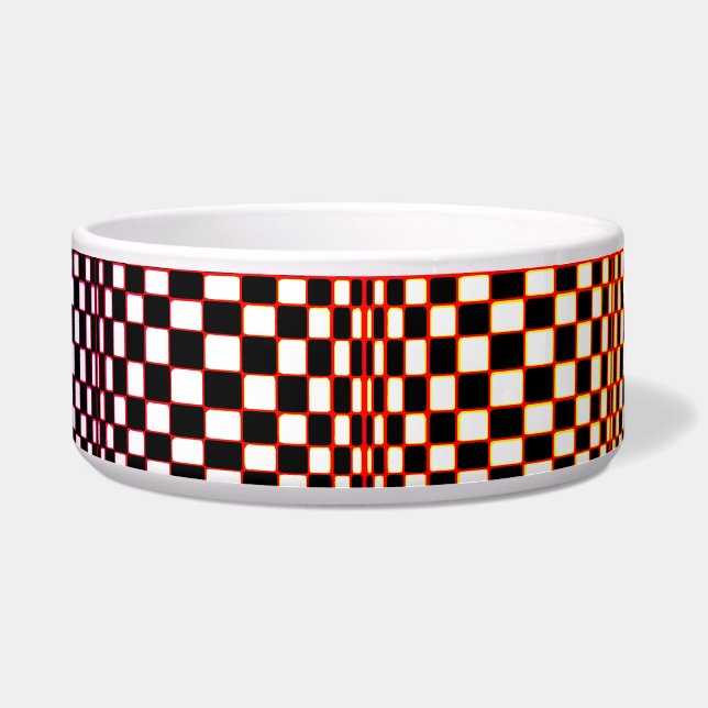 Tigela Quadrados 10 do abstrato (Frente)