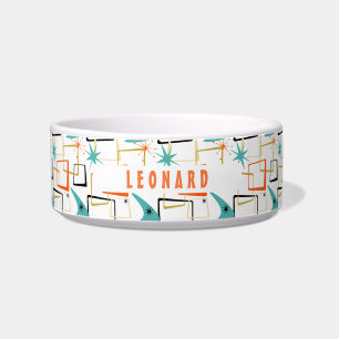 Tigela Quadrados Funky da Era Atômica de Meados do Século