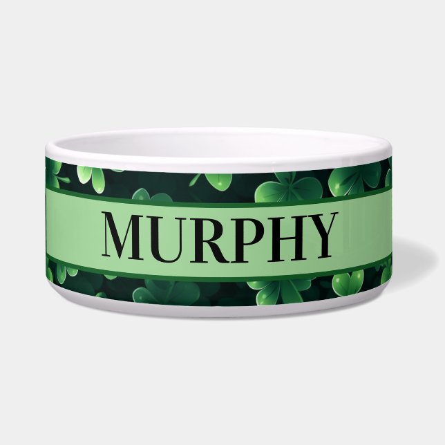 Tigela Quatro Xamrochas de Folha (Frente)