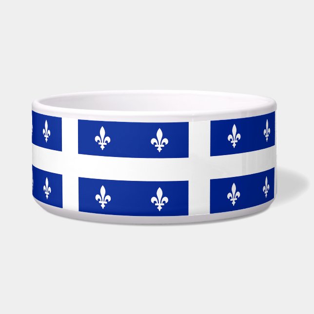 Tigela Quebec Flag Pet Bowl (Frente)