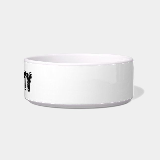 Tigela Quem é sedento? Bacia da água do animal de (Direita)