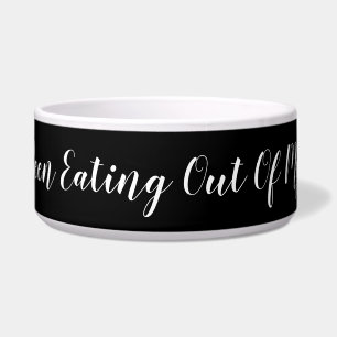 Tigela Quem está comendo da minha tigela? Engraçado, Pret