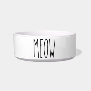 Tigela RAE DUNN Inspirou o Meow Pet Comida Bowl