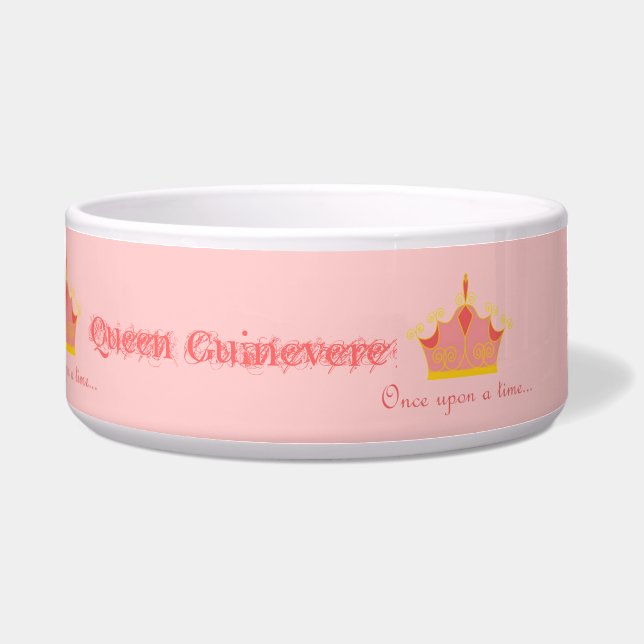 TIGELA RAINHA GUINEVERE DOG BOWL - DISH - INGLÊS LADY (Frente)